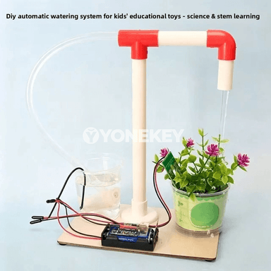 Çagalar üçin awtomatiki suwarmak ulgamynyň DIY ylmy modeli