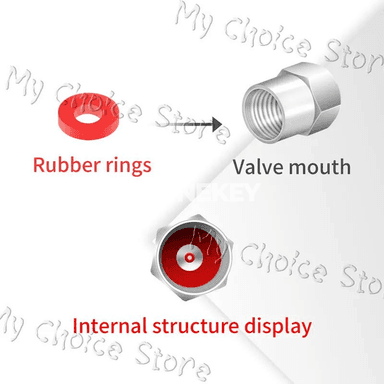 BMW üçin metal şinanyň ventili gapaklary, 4 sany, M seriýa bezegi