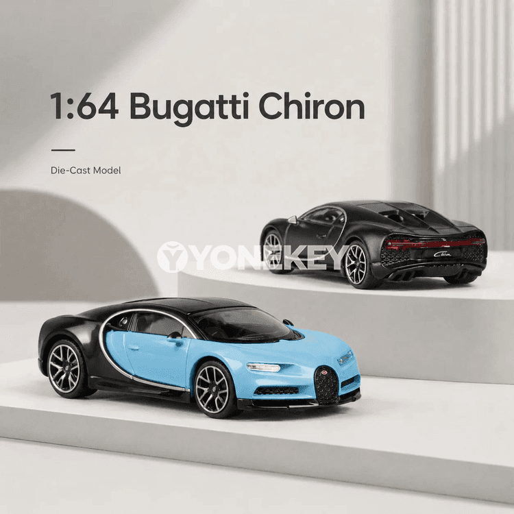 Bugatti Chiron 1:64 metal sport awtoulag modeli