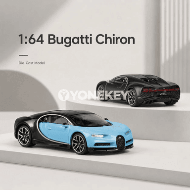 Bugatti Chiron 1:64 metal sport awtoulag modeli