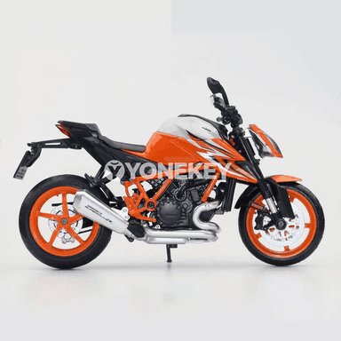KTM 1290 Super Duke R 2022 metal motosikl modeli 1:12