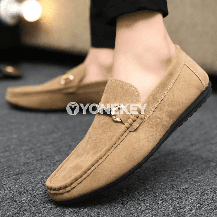 Erkekler üçin ýeňil gündelik kanwa aýakgaplar, slip-on rahat model