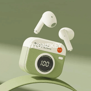 TWS simsiz Bluetooth nauşnikler, mikrofonly we ses izolýasiýaly