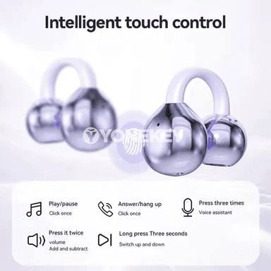 D151 TWS Bluetooth Nauşnikler, LED displeýli, sport üçin
