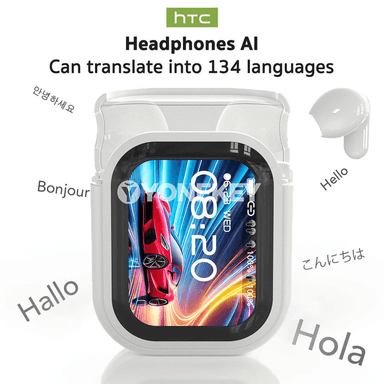 HTC NE20 Bluetooth sport nauşnik, akylly terjimeçi, ses izolýasiýaly