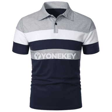 Erkekler üçin ýeňil gysga ýeňli polo futbolka 6XL çenli