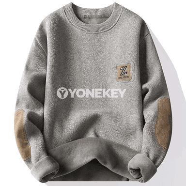 Erkekler üçin ýyly trikotaž switer, gyş üçin ýumşak fleece