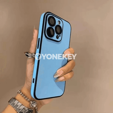 iPhone 11-16 Pro Max üçin matte kämil goragly silikon gapak