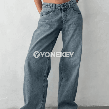 Zenanlar üçin baggy jeans: giň kesim, pes bel, gündelik stil
