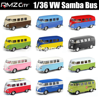 Volkswagen T1 Samba Bus 1:36 metal model awtoulag oýnawaç