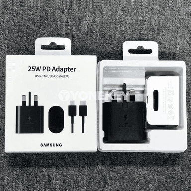 Samsung 25W UK Plug çalt zarýad beriji adapter, Galaxy üçin