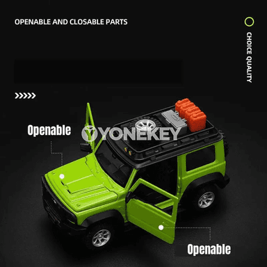 Suzuki Jimny 1:32 diecast metall SUV modeli, gyzykly kolleksiýa