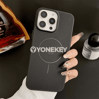 iPhone üçin magnitli ýylylygy ýaýradyjy ýeňil gorag gapak
