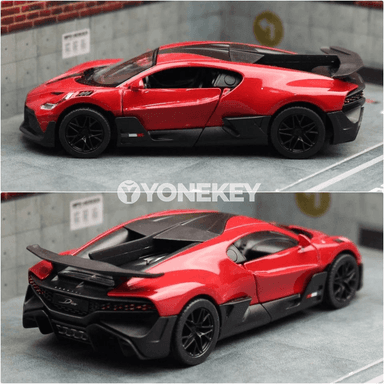 KiNSMART Bugatti Divo 1:38 metal model awtoulag, kolleksiýa üçin