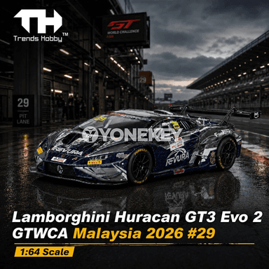Lamborghini Huracan GT3 EVO2 1:64 metal awtoulag modeli