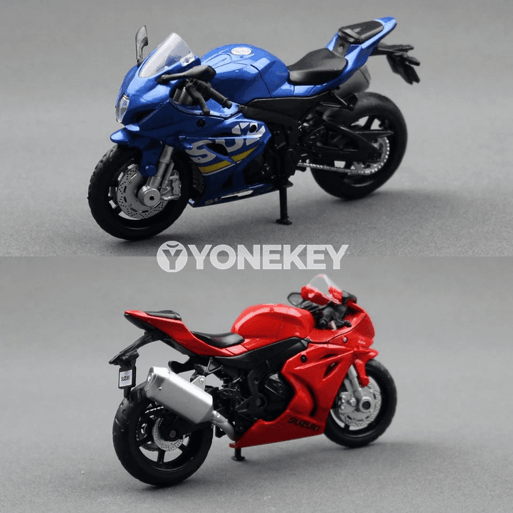 Suzuki GSX-R1000 1:18 metal model motosikl