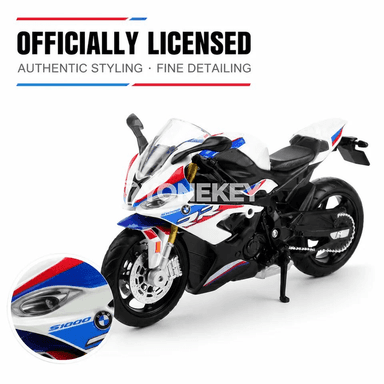 1:18 metal motosikl modeli, kolleksiýa we sowgat üçin