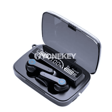 M19 Bluetooth simsiz sport nauşnik, LED displeýli, mikrofonly