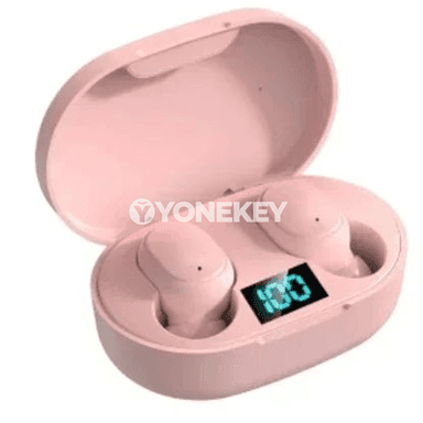 TWS E6S Bluetooth gulaklyklary, mikrofonly, simsiz, gürültini azaltýar