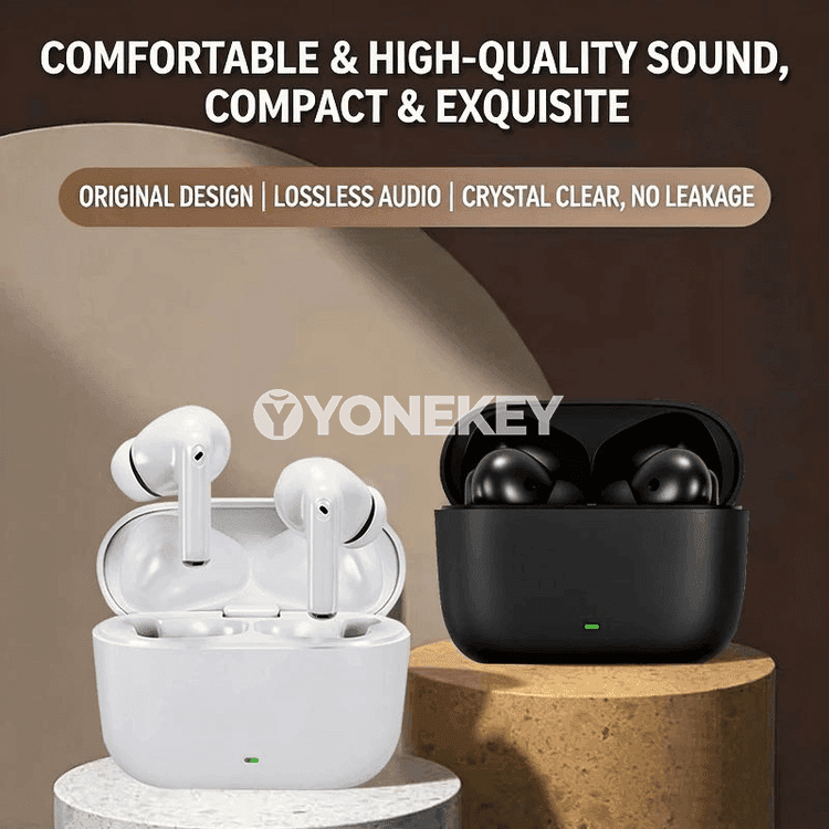 Simsiz Bluetooth TWS gulaklyklary, mikrofonly, suwa garşy, sport üçin
