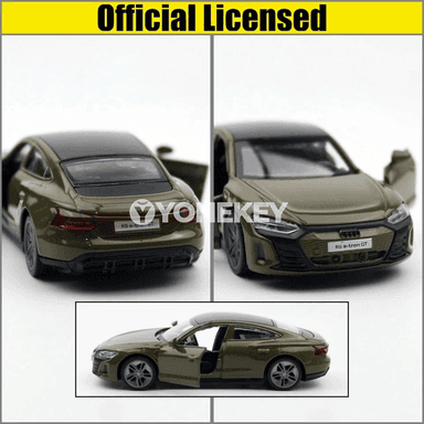 Audi RS E-tron GT metal oýunjak awtoulag, 1:43, çagalar üçin