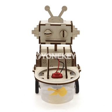 Çagalar üçin DIY arassalaýjy robot tejribe toplumy
