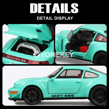 Porsche 964 1:32 metal model awtoulag, sesli we yşykly