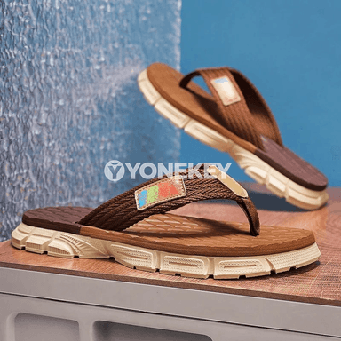 Erkekler üçin ýaz şlýopalar, ýeňil flip-flop sandaallar