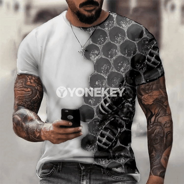 Artyk ölçegli aryly printli tomus futbolkasy