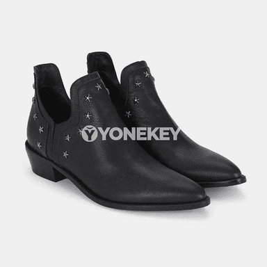 Aýal-gyzlar üçin täze ankle boots, inçe ökjeli, gara we goňur