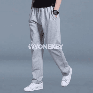 Erkekler üçin ýeňil elastik gündelik balaklar, giň ölçegli, L-5XL