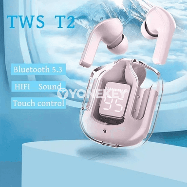 T2 simsiz Bluetooth gulaklyk, ýokary hilli HIFI nauşnik