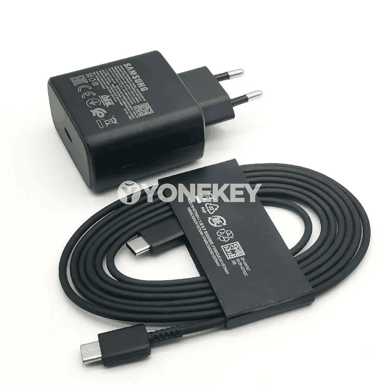Samsung 45W çalt zarýad beriji adapter, 1.8 m kabel bilen