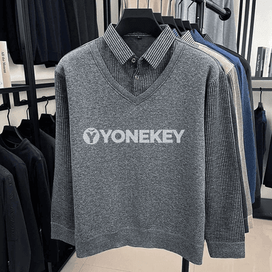Erkekler üçin gyş ýyly fleece polo köýnek, ýumşak we rahat