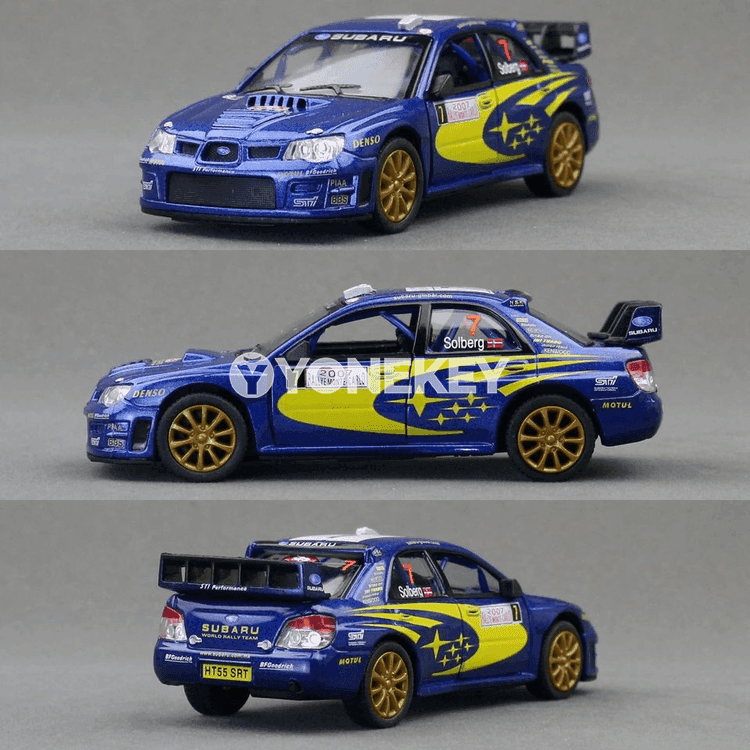 KiNSMART Subaru Impreza WRC 1:36 metal model awtoulagy