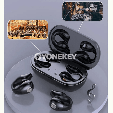 S03 simsiz Bluetooth gulaklyklar, displeýli, mikrofonly