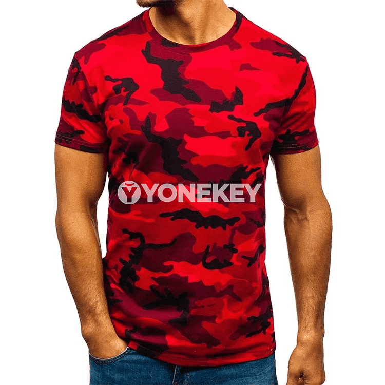 Maska görnüşli 3D çap edilen erkek futbolkasy, giň boýunly