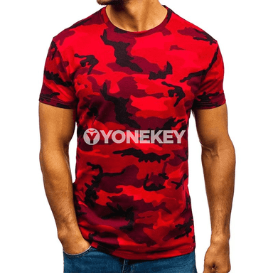 Maska görnüşli 3D çap edilen erkek futbolkasy, giň boýunly