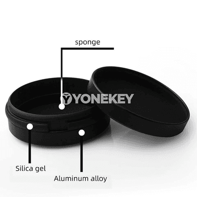 Metal alýumin garyndysyndaky portativ naýşnik gutusy, suw geçirmeýän