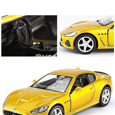 1:36 Maserati GranTurismo MC metal modeli, yza çekilýän oýunjak awtoulag