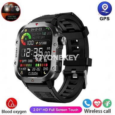 Hw12 akylly sagat: GPS, Bluetooth jaň, LED çyraly, suwa çydamly
