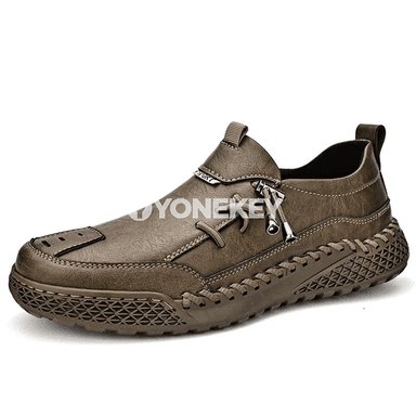 Erkekler üçin ýeňil, dem alýan gündelik loafers aýakgaplar