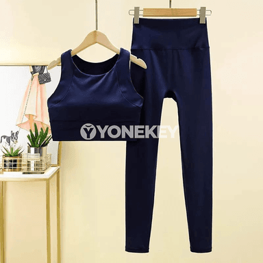 Zenanlar üçin professional yoga kostýum toplumy, 2 bölek sport eşigi