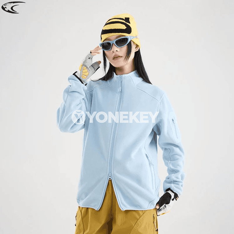 LNGXO gyş fleece kurtkasy, ýel geçirmeýän, ýyly, uniseks