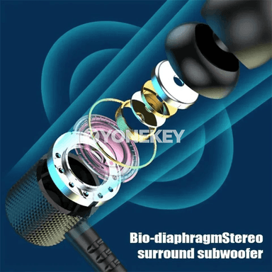 Bluetooth 5.3 sport gulakly nauşnik, magnitli, mikrofonly