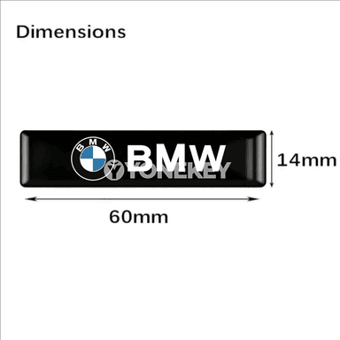 BMW üçin 3D epoksi içki-daşky bezeg stikeri