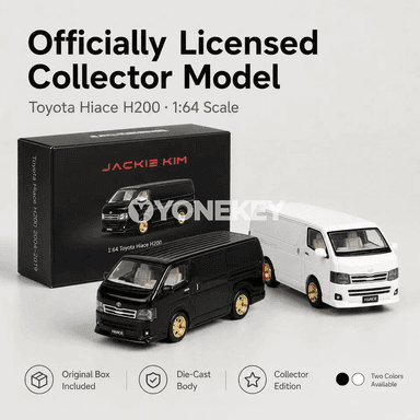 Toyota Hiace H200 metal oýunjak awtoulag, 1:64, kolleksiýa modeli