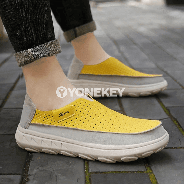 Dem alýan erkekler üçin gündelik loafers köwüşler, ýeňil we rahat