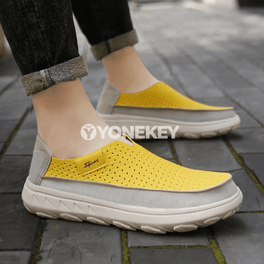 Dem alýan erkekler üçin gündelik loafers köwüşler, ýeňil we rahat