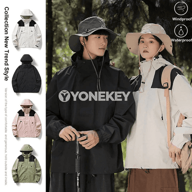 Erkekler üçin güýz-ýaz suw geçirmeýän ýeňil SoftShell kurtka